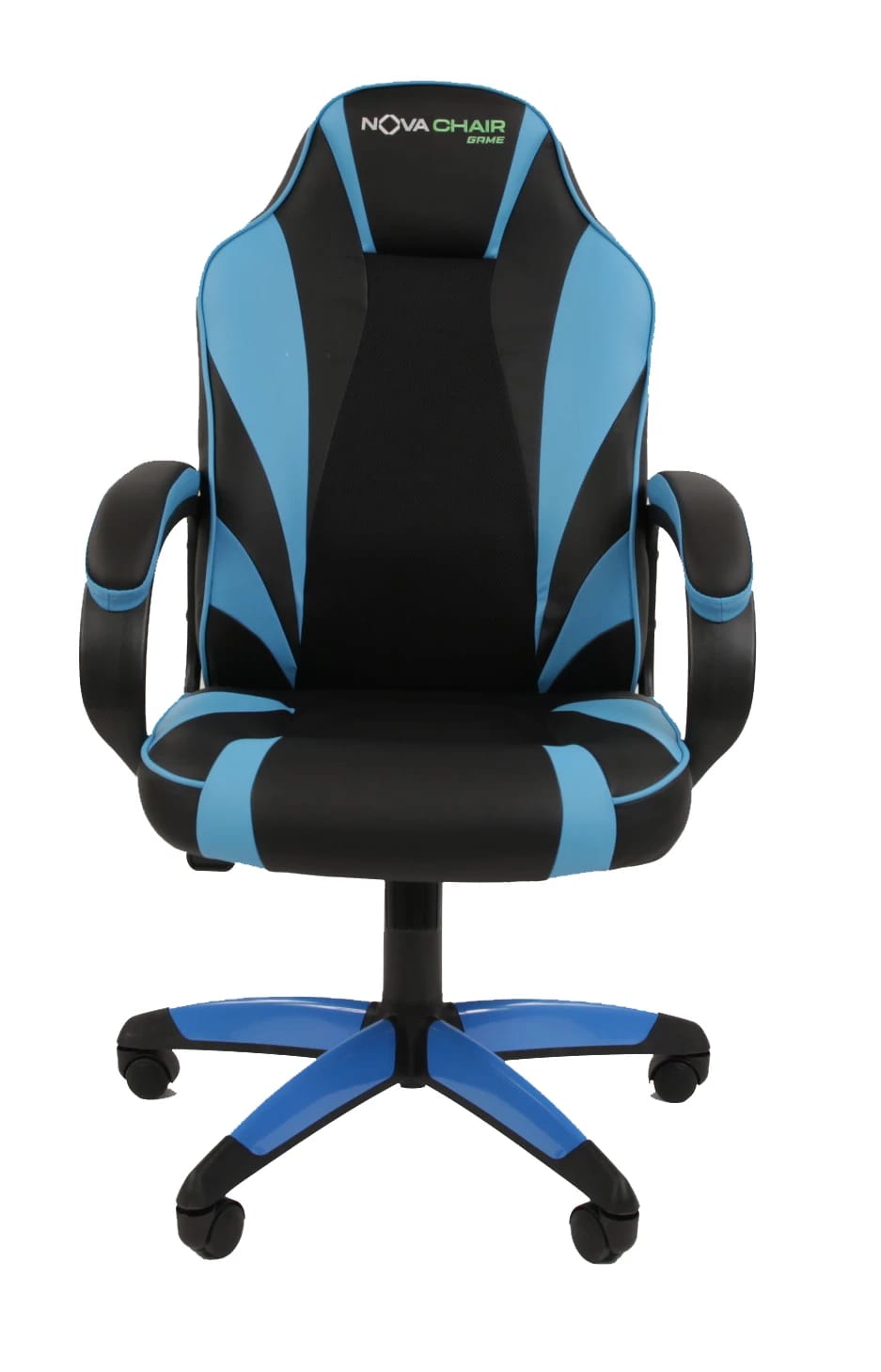 NOVA CHAIR GAME X1 (черно-синий/голубой) - фото 3