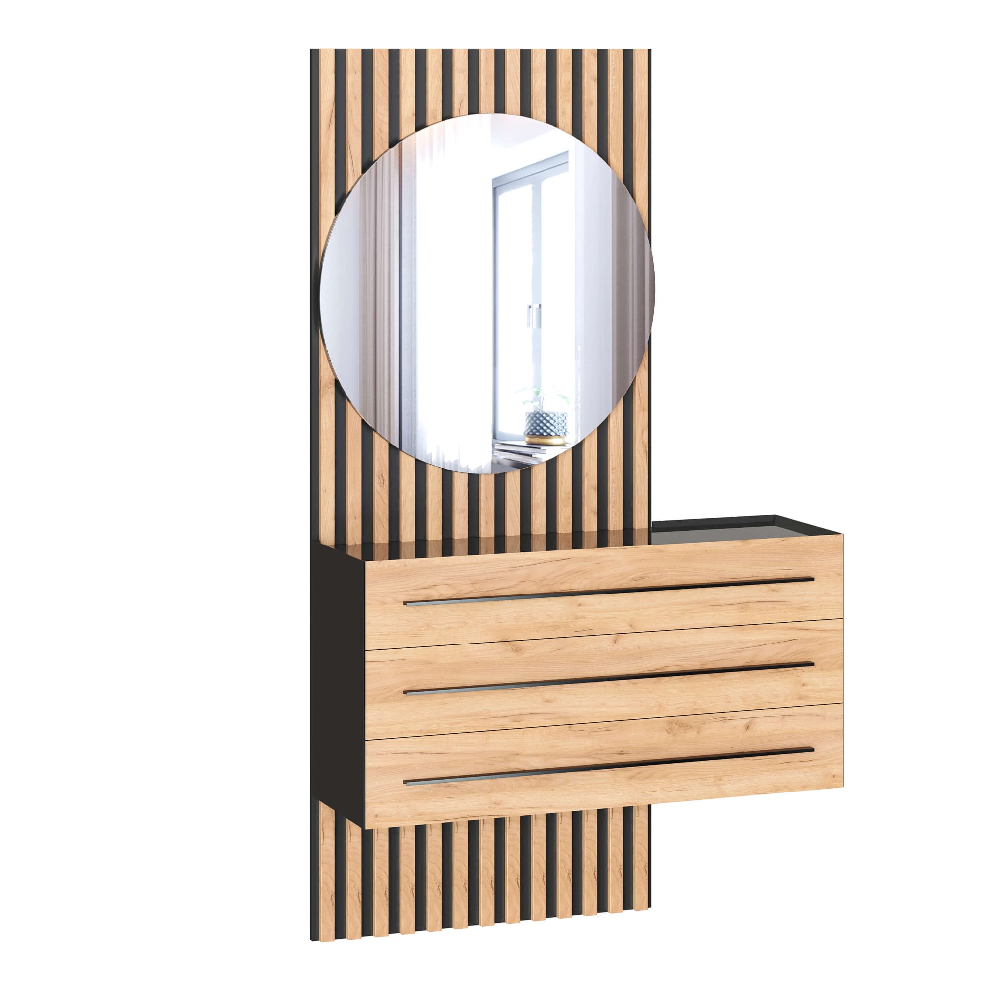 НЕАПОЛЬ (Чёрный/Дуб золотой) - фото 1