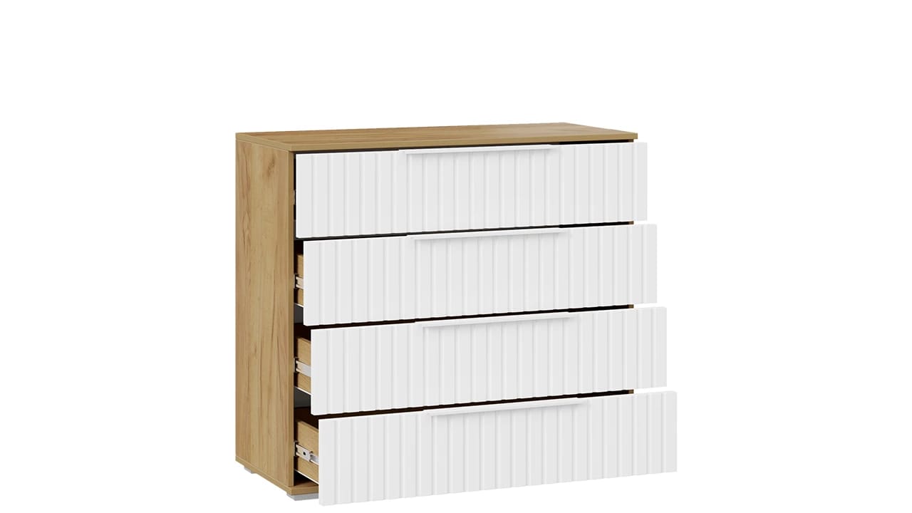 ХИЛТОН (дуб крафт золотой/белый матовый) - фото 4