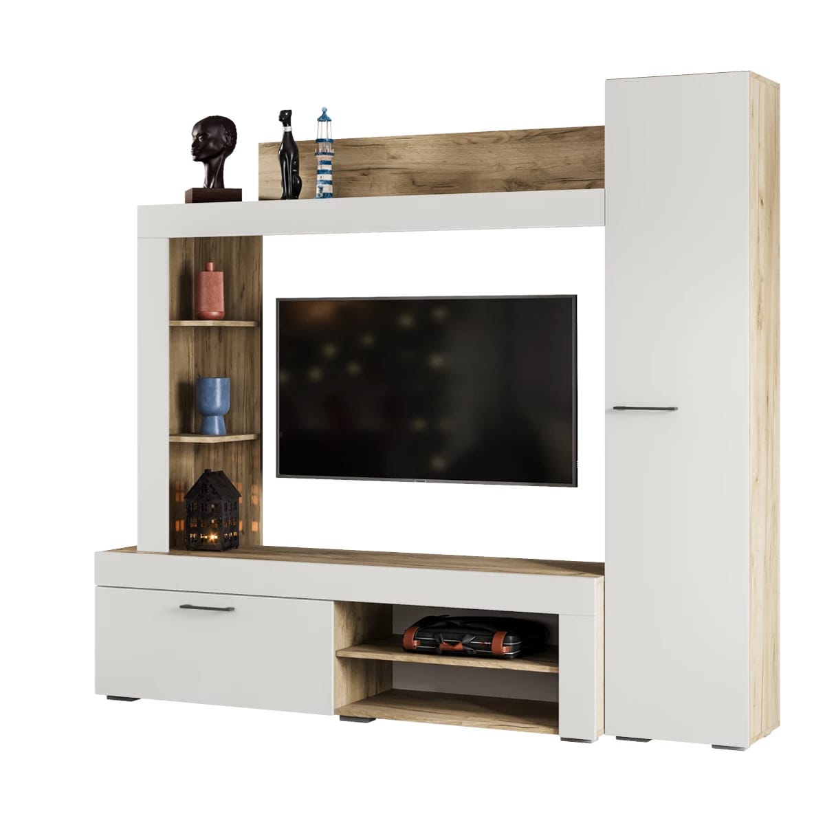 НИКОЛЬ (дуб крафт серый/софт айвори) - фото 2