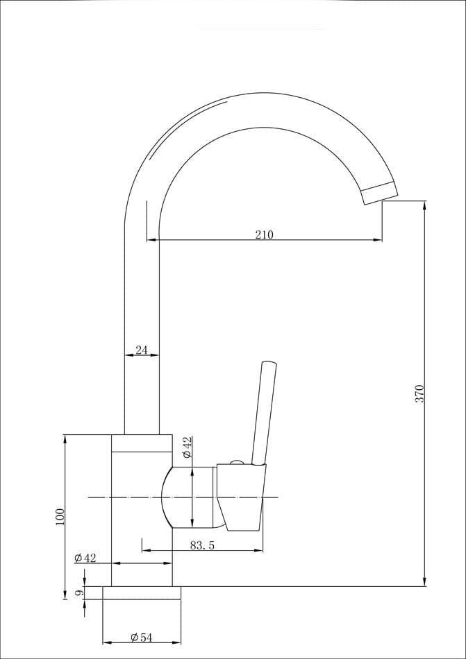 EMAR ECB-3004 PVD, СМЕСИТЕЛЬ (медь (PVD Coppery)) - фото 2