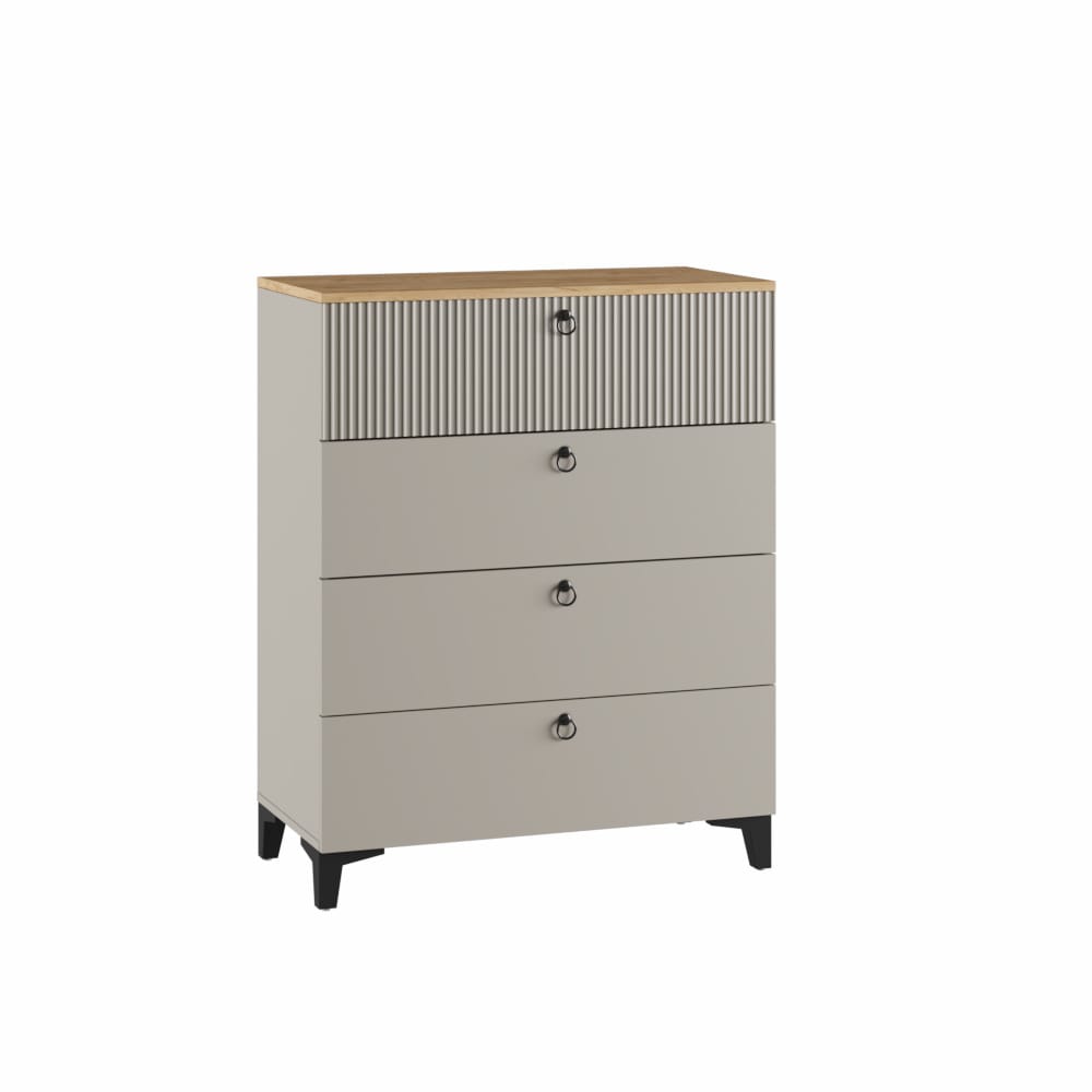 НИКА (бежевый мат-05/ кашемир + дуб делано с ручками) - фото 1