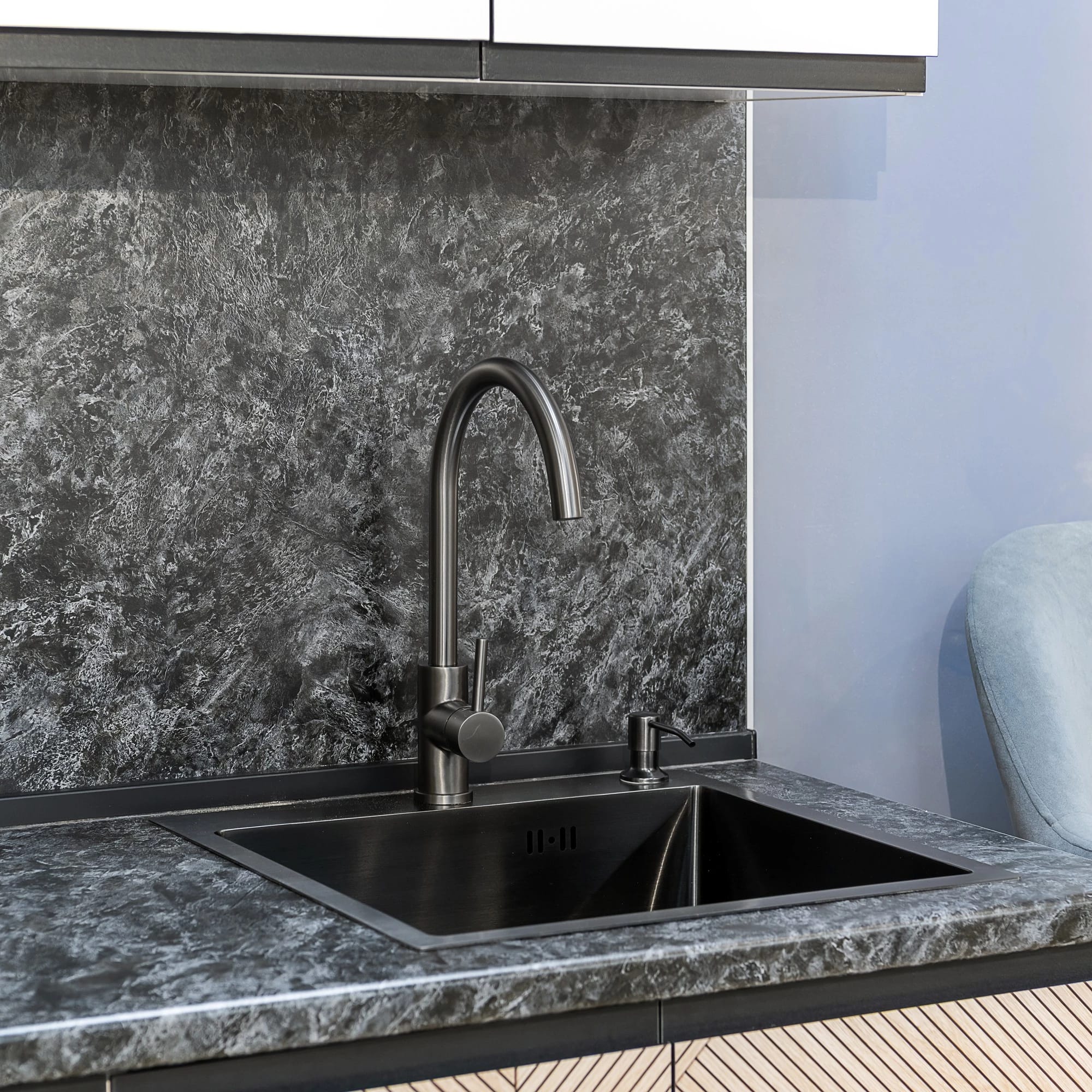 EMAR ECB-3004 PVD, СМЕСИТЕЛЬ (черный (PVD dark)) - фото 3