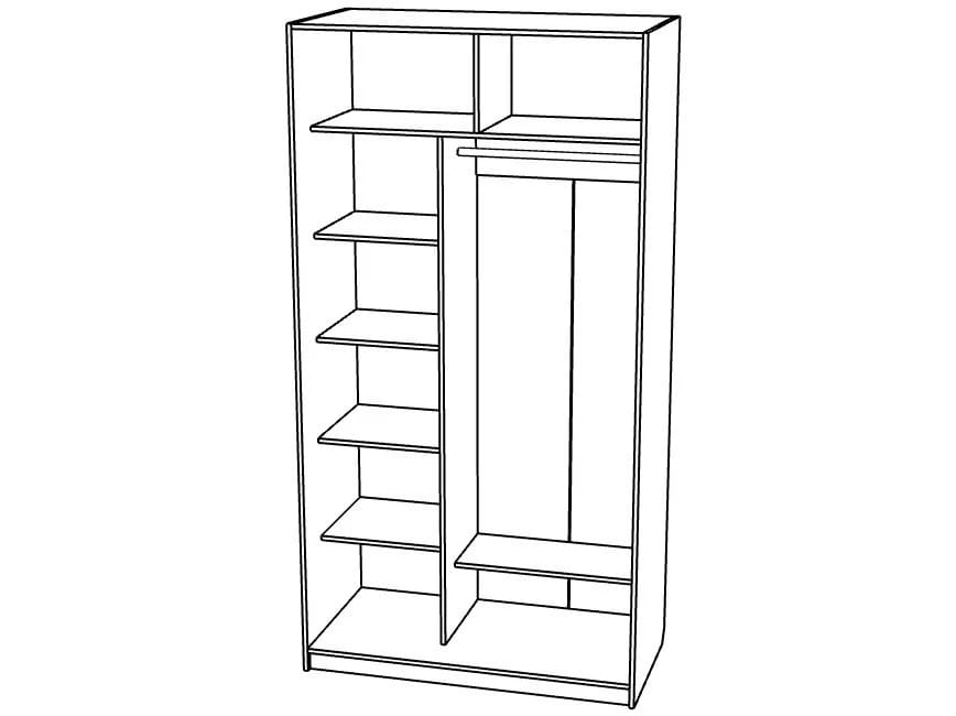 ОПТИМУС (белый шагрень/хром) - фото 2