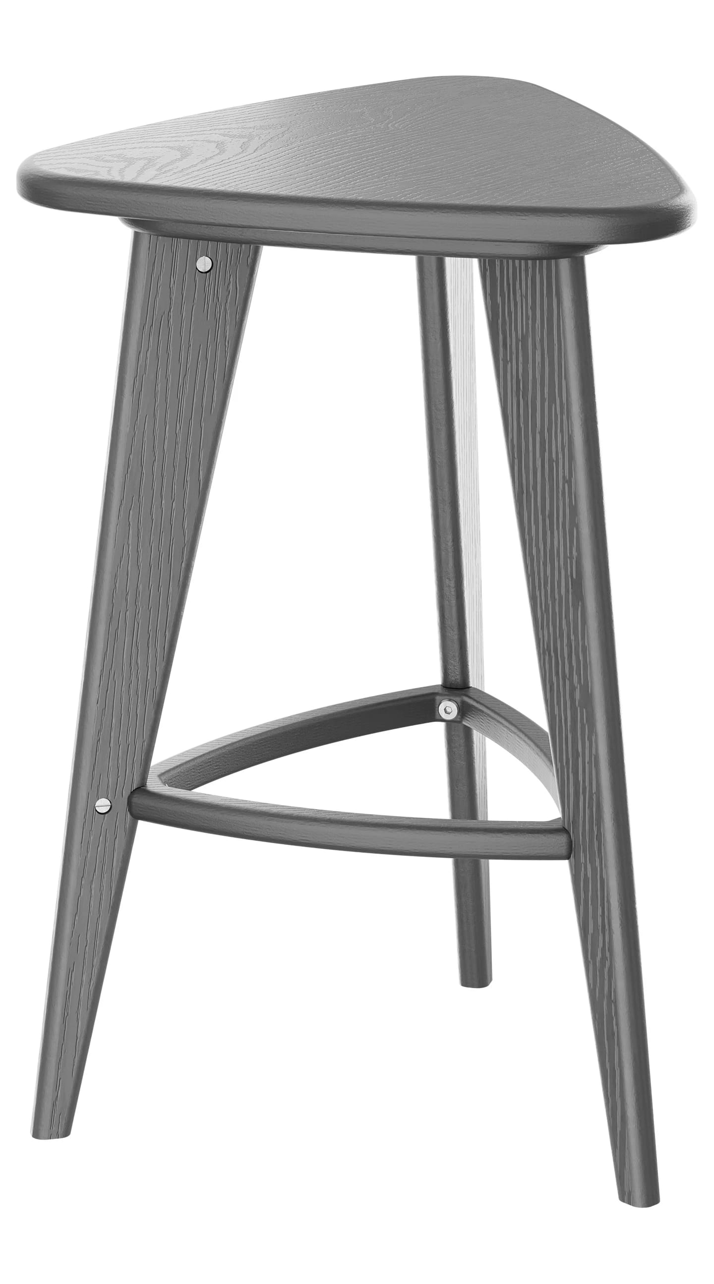 ТАБУРЕТ ПОЛУБАРНЫЙ-3 (ПРЯМЫЕ НОЖКИ) (серый ясень) - фото 1