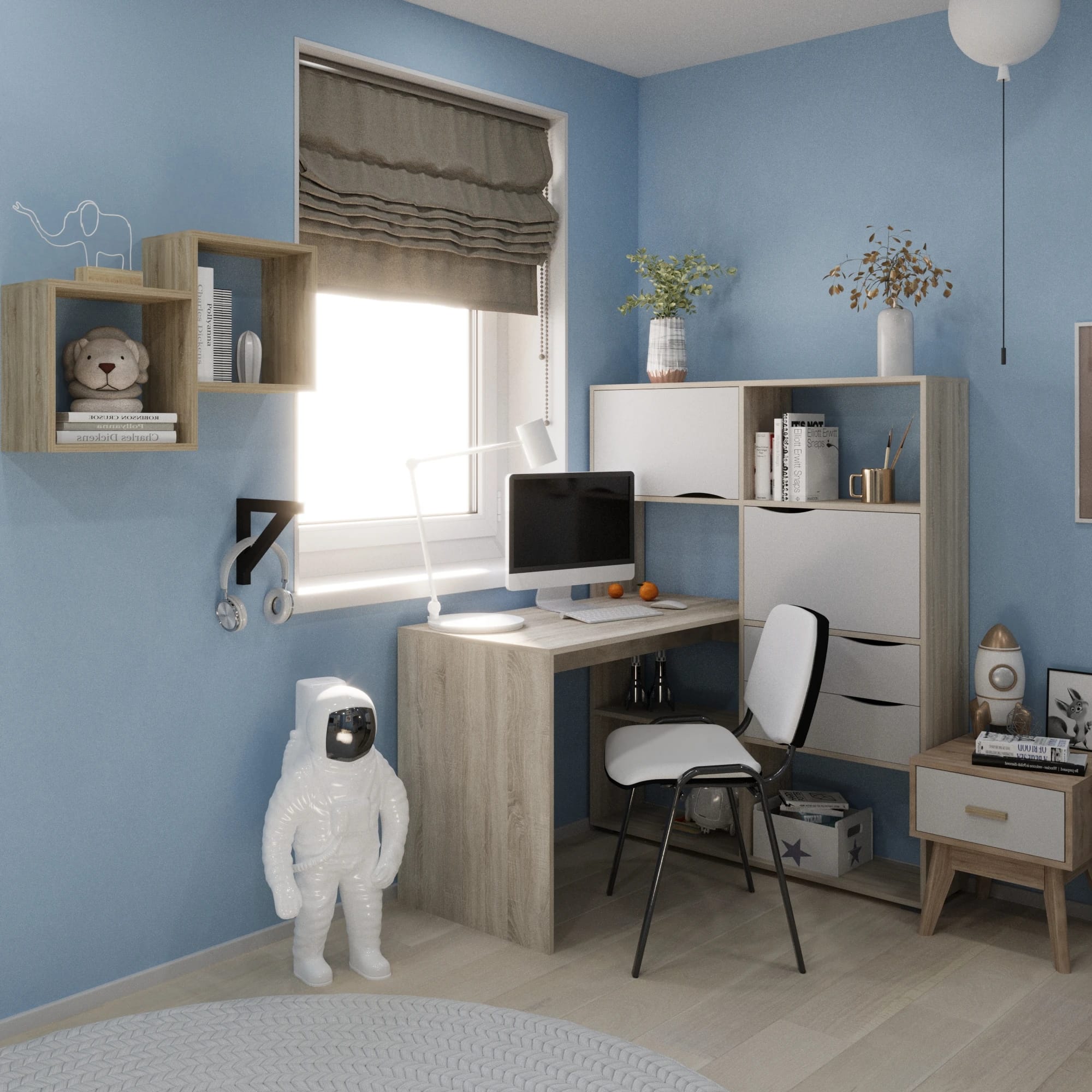 ПОЛКА №3 (686*200*489 ММ) (дуб сонома) - фото 3