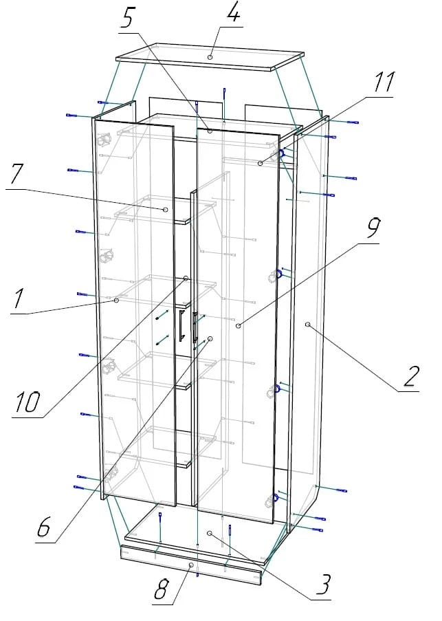 АРТУР-2 (белый шагрень) - фото 4