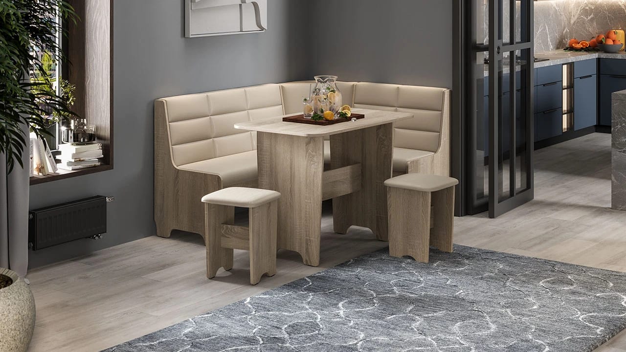 ТЕХАС (каркас дуб сонома/кашемир крем (тип 2)) - фото 12