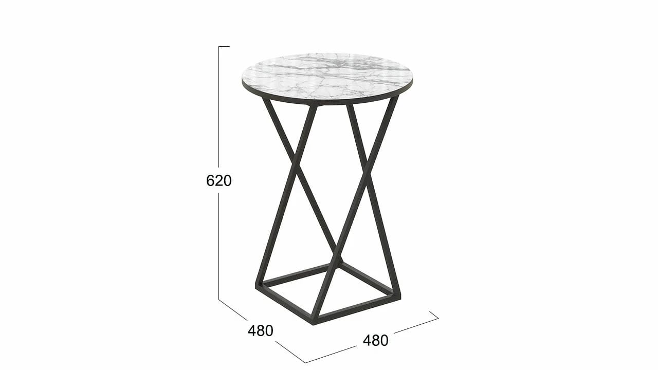 ДП 1-03-05 (чёрный/стекло с рисунком мрамор белый) - фото 3