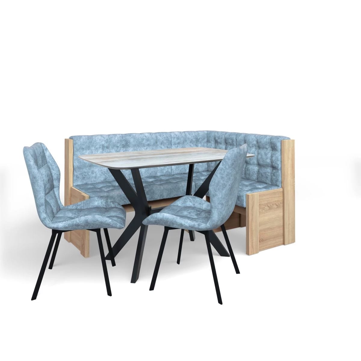 КВАДРО (дуб сонома/велюр лагуна) - фото 3