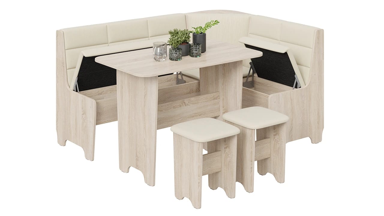 ТЕХАС (каркас дуб сонома/кашемир крем (тип 2)) - фото 4