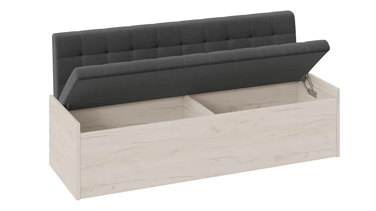 ФОРЕСТ (дуб крафт белый/велюр серый) - фото 2