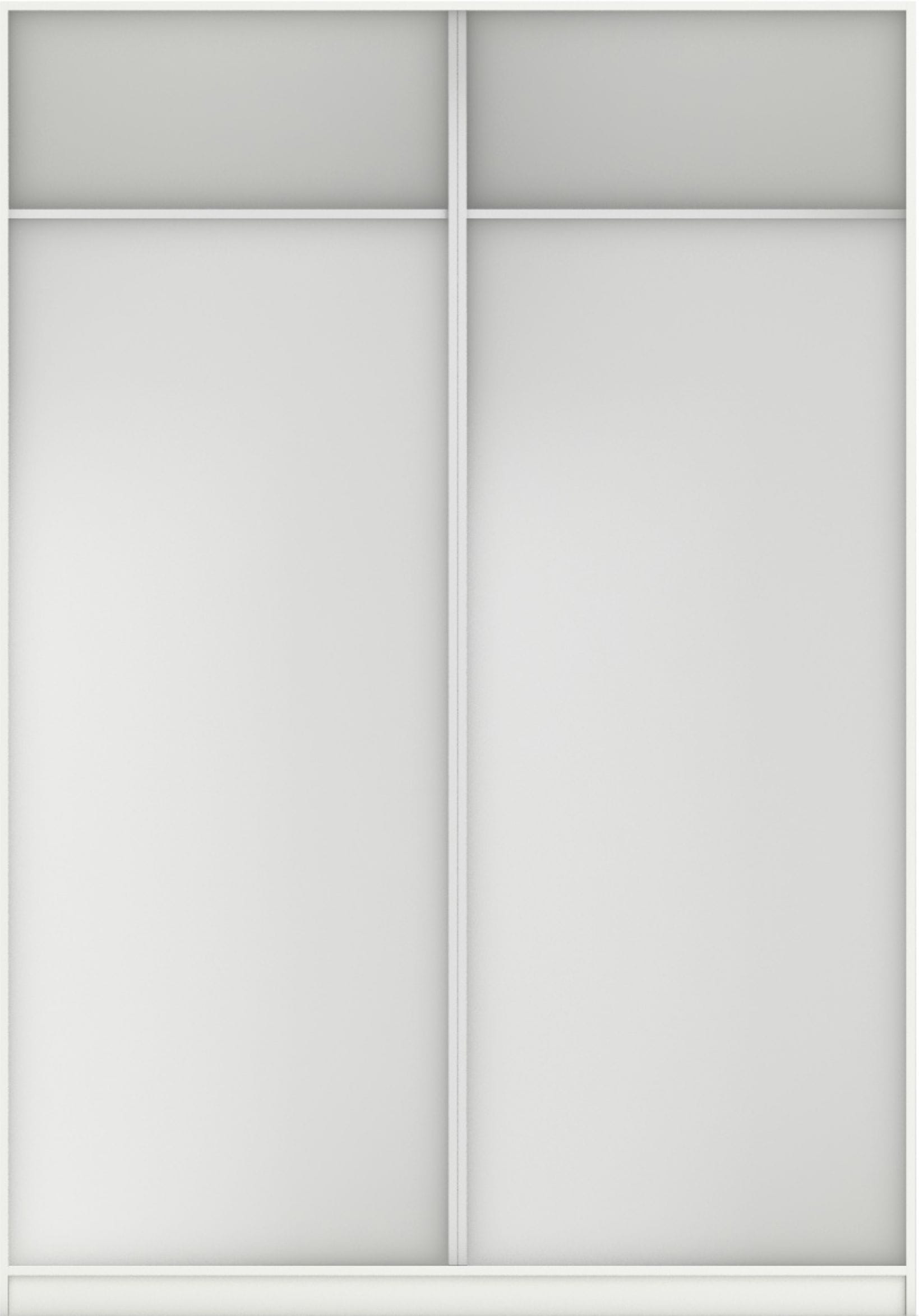 КОРПУС ШКАФА 1600*600*2300 ММ С АНТРЕСОЛЬНЫМИ ПОЛКАМИ (Корпус: БЕЛЫЙ шагрень, Наполнение: БЕЛЫЙ шагрень) - фото 3