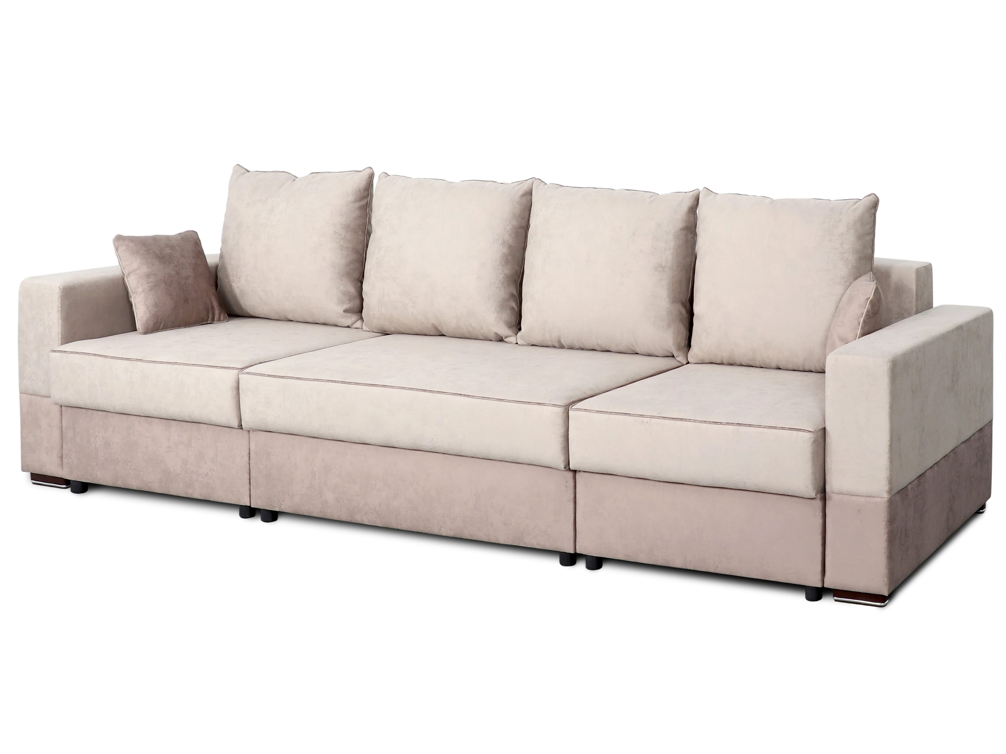 БОСТОН 2800 (Вариант 1/ Лана бежевый/ Лана бежевый/ Лана капучино) - фото 1