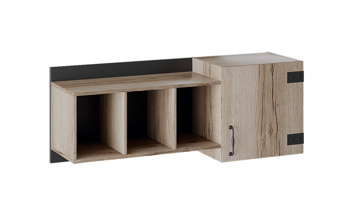 ОКЛАНД (фон черный/дуб делано) - фото 1