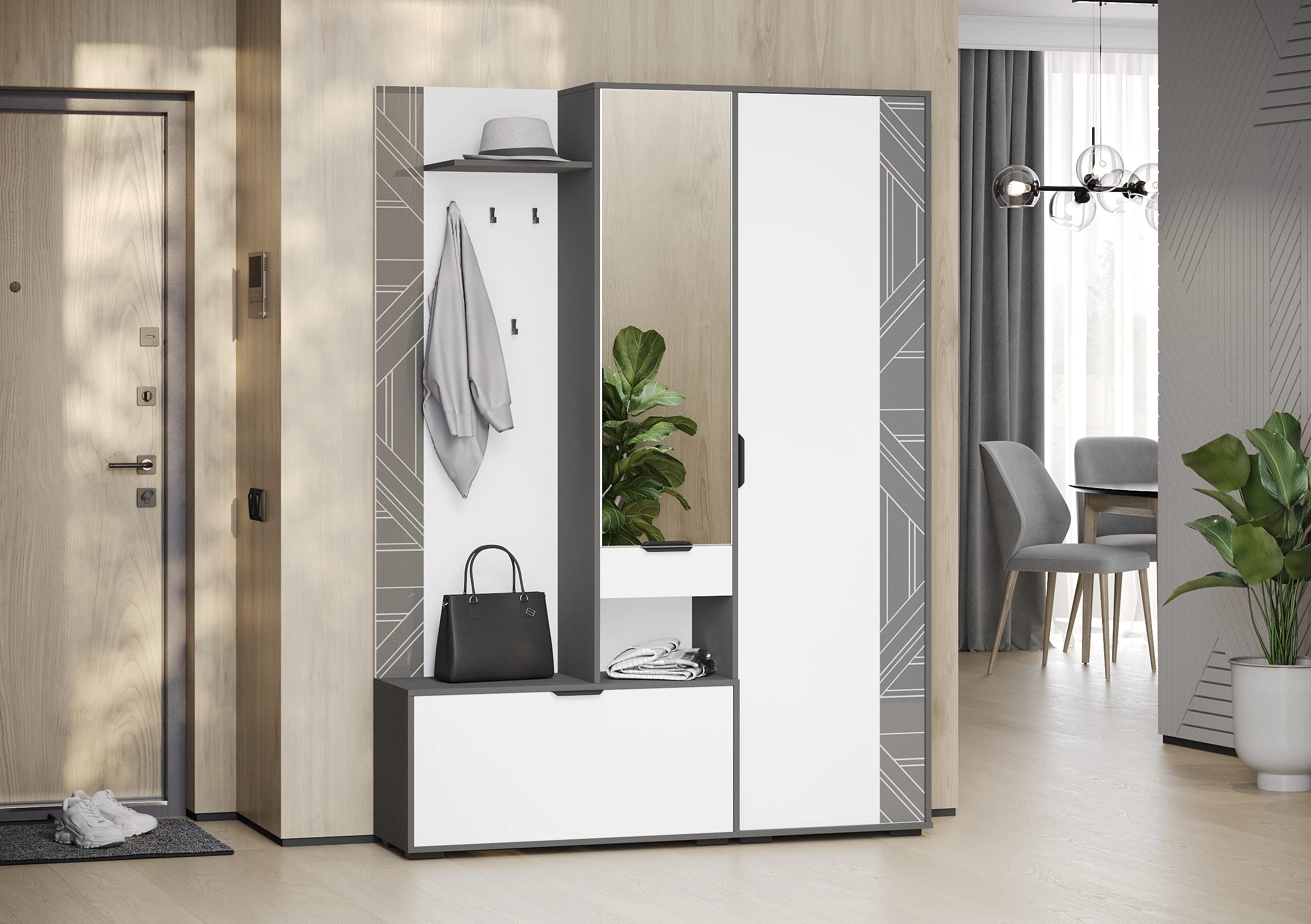 ЛЕО (белый/графит) - фото 4