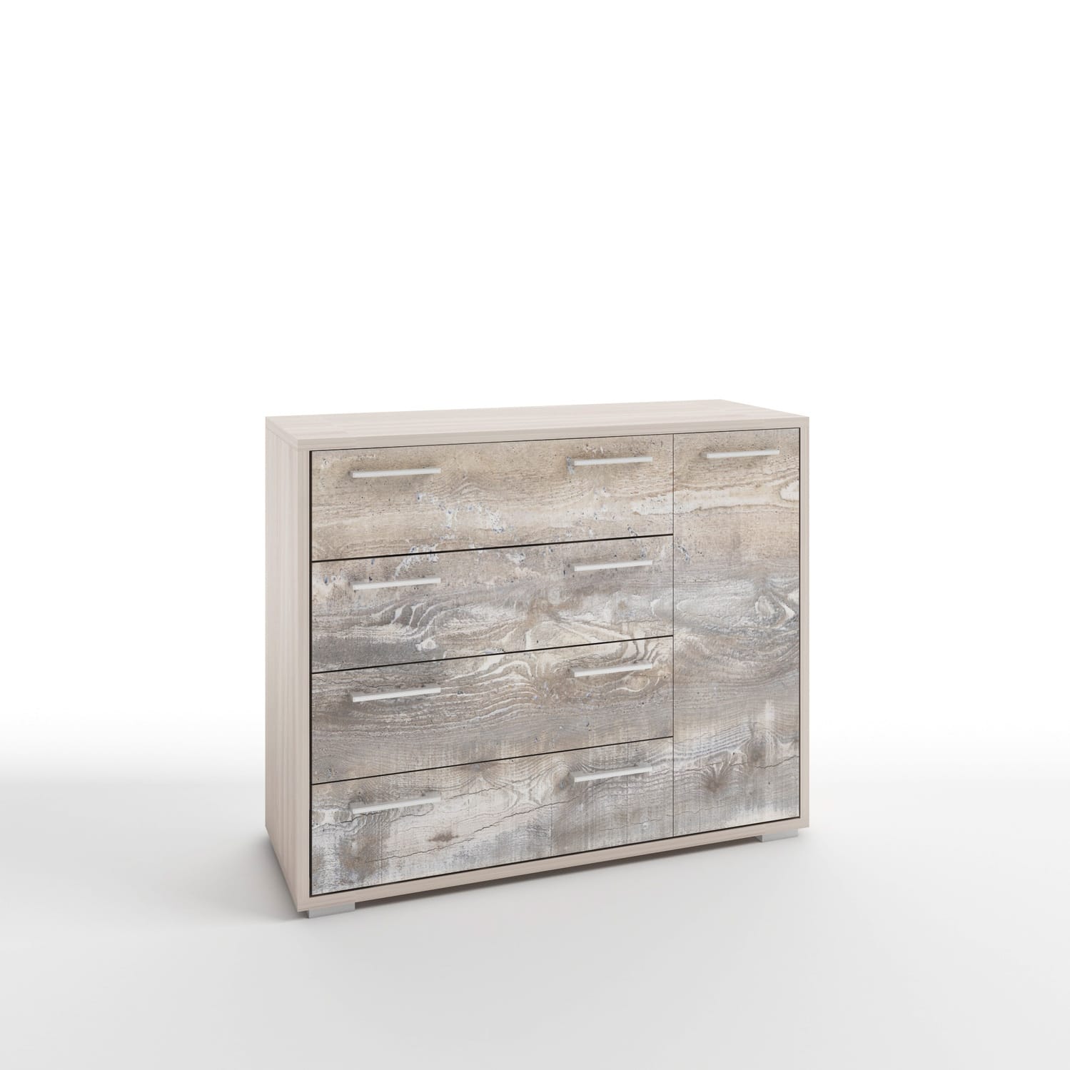 ПАЙН-4.1 (корпус ясень светлый/фасад бетон пайн экзотик) - фото 1