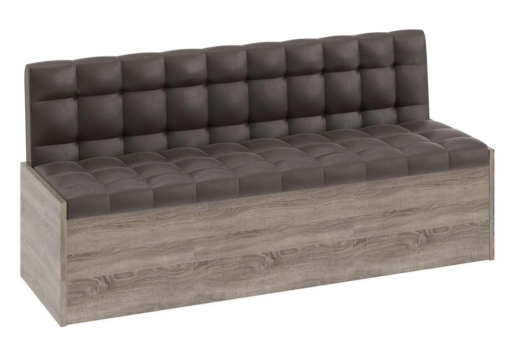 ФОРЕСТ (дуб сонома трюфель/кожзам коричневый) - фото 1