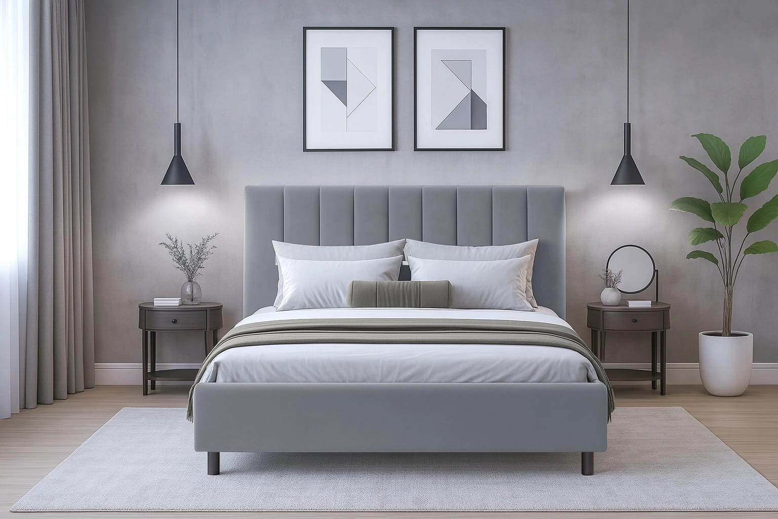 TIFFANY 1 FEET (велюр Велютто 52/Фурнитура) - фото 4