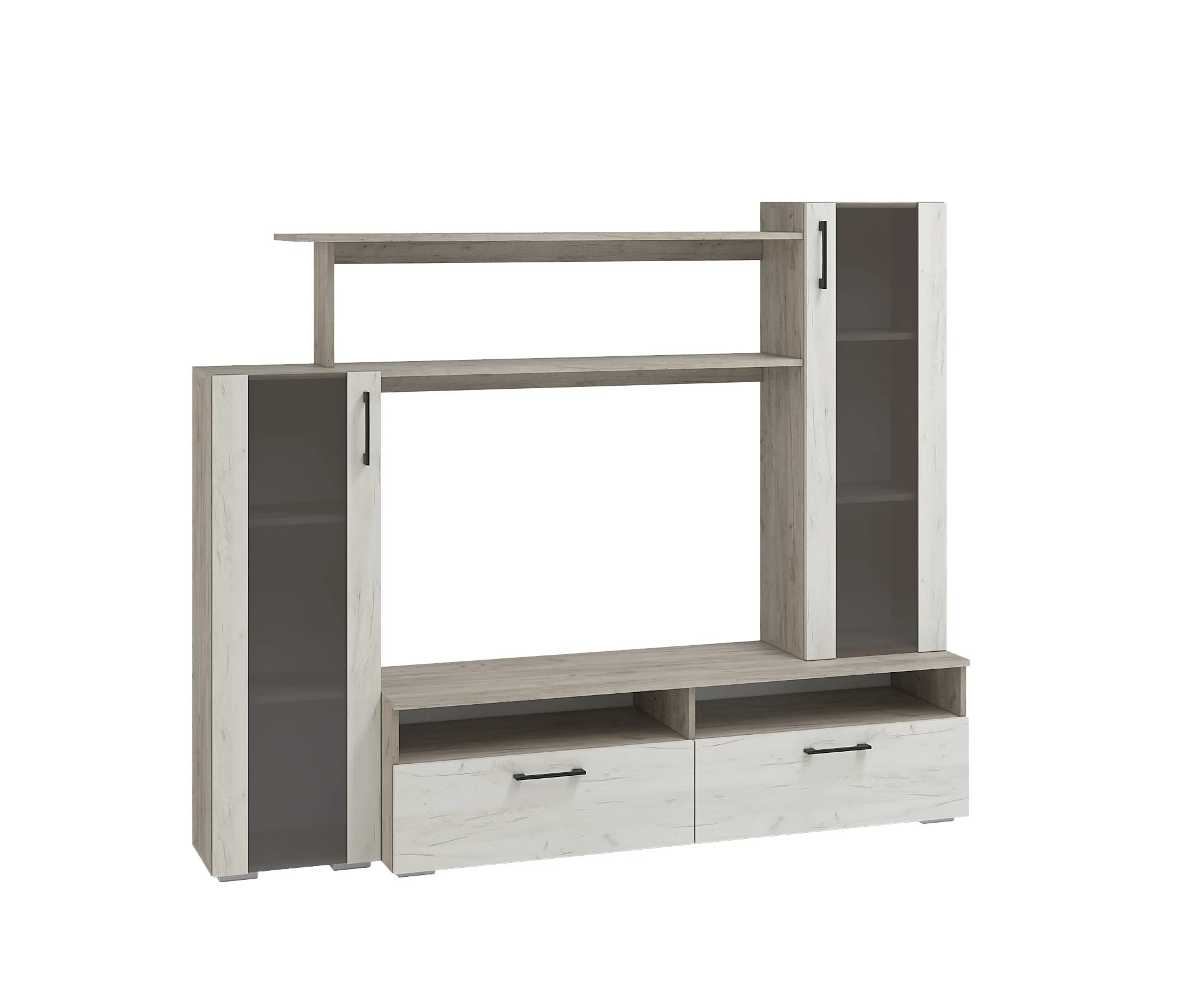 ЭММА (дуб крафт серый/дуб крафт белый) - фото 1