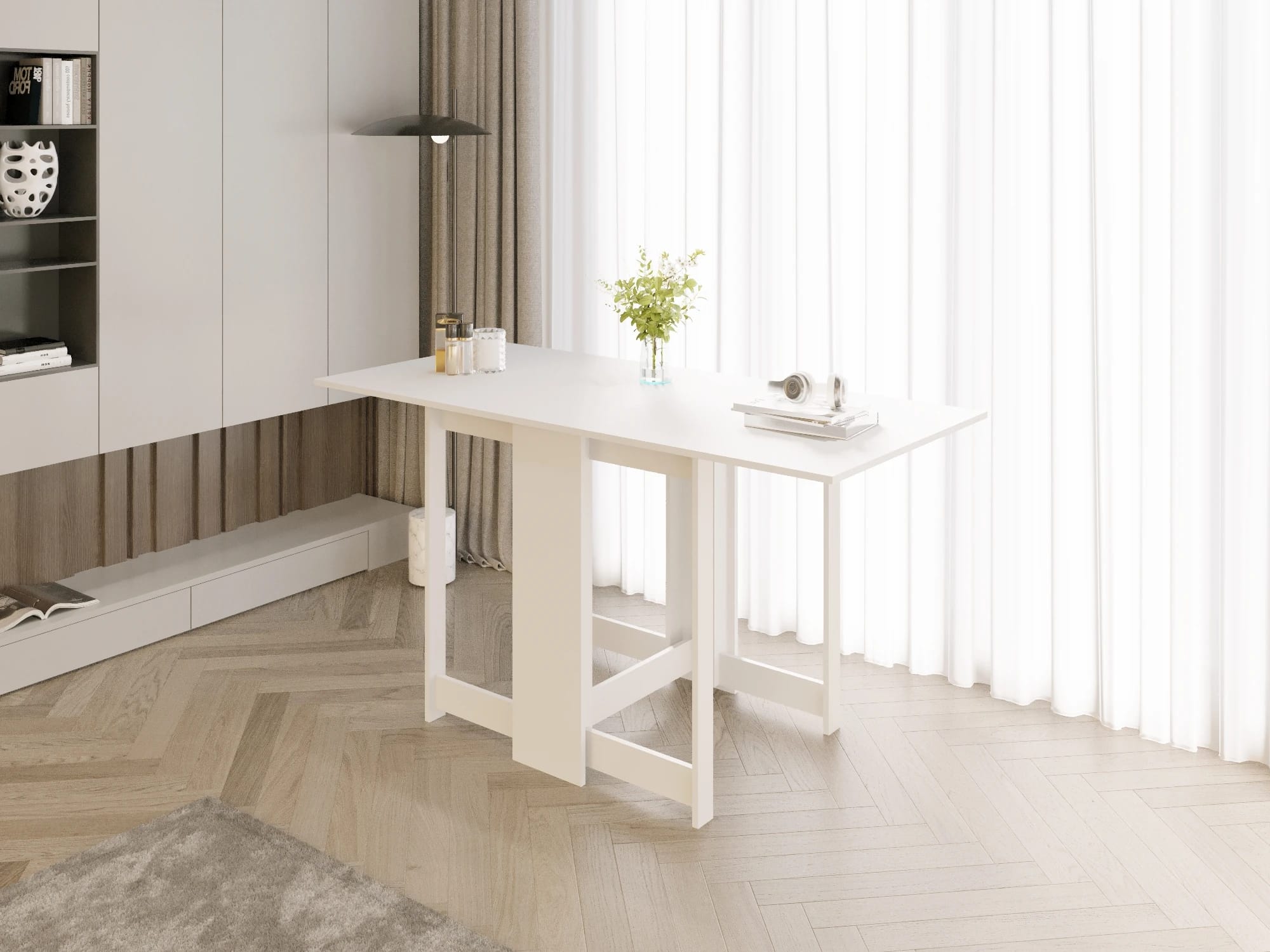 СТОЛ КНИГА (250/1610*750*850) (белый) - фото 7