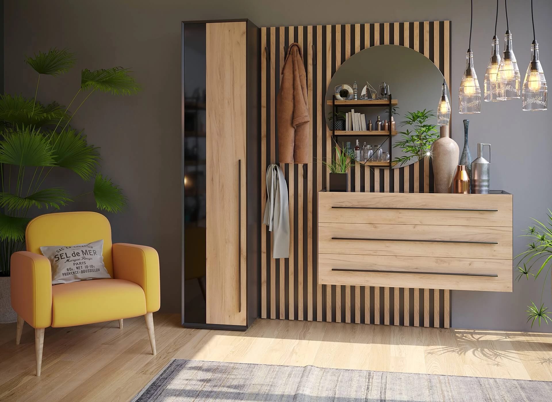 НЕАПОЛЬ (Чёрный/Дуб золотой) - фото 2