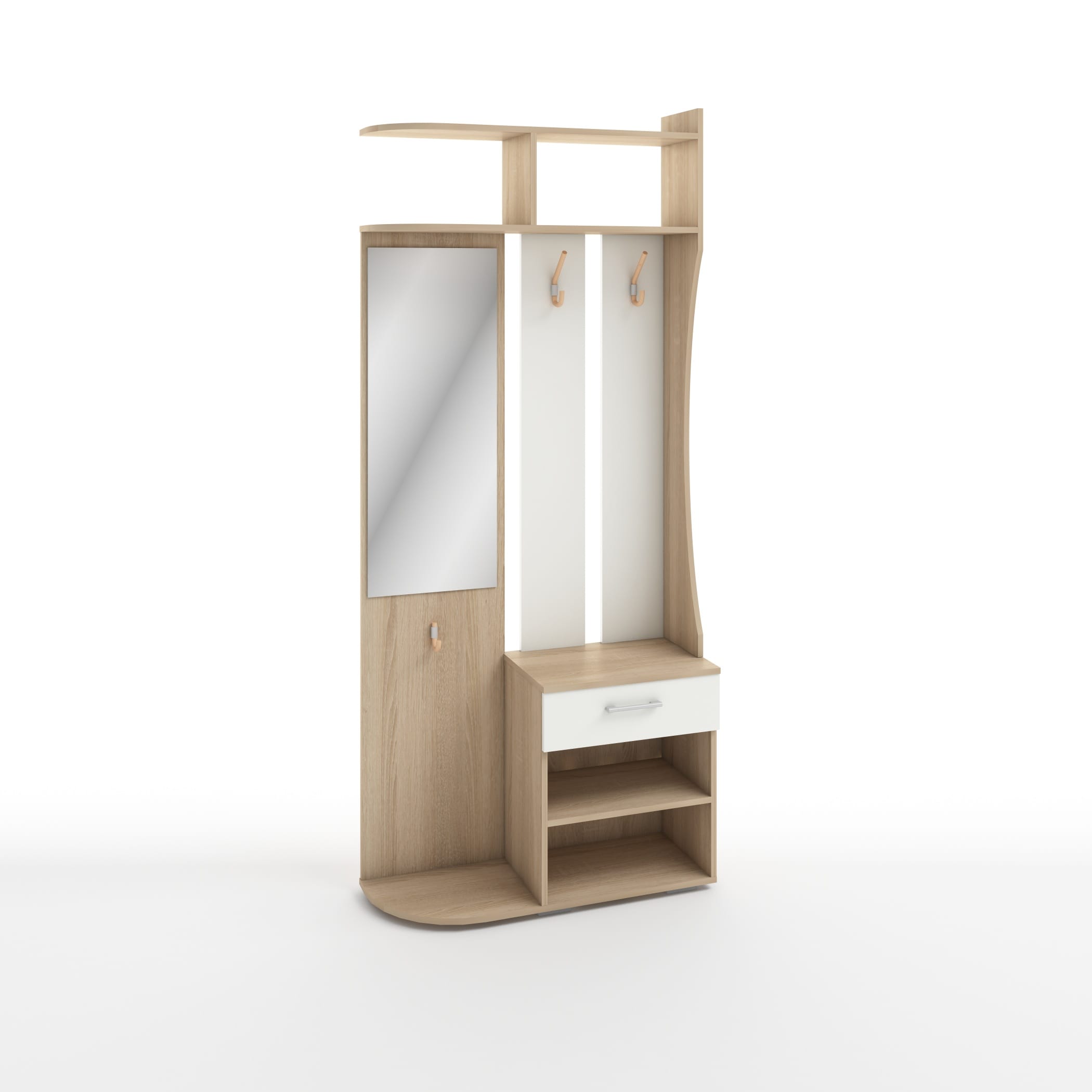 МИРА (дуб сонома/белый шагрень) - фото 1