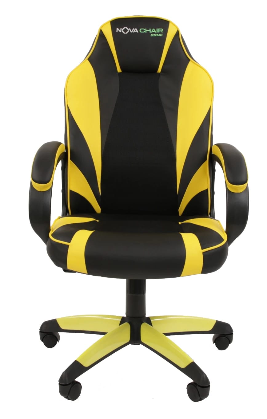 NOVA CHAIR GAME X1 (черно-желтый) - фото 2