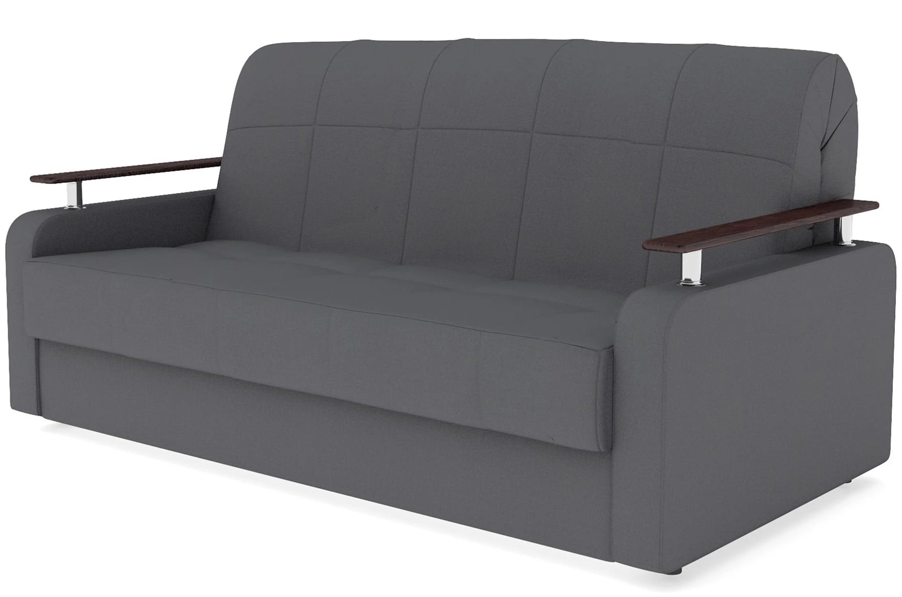 ДЕНВЕР (Велюр Maxx 965 (серый)/декор Венге) - фото 1