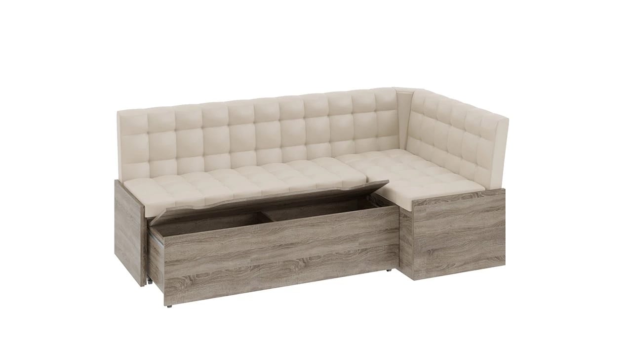 ФОРЕСТ (дуб сонома трюфель/кожзам бежевый) - фото 6