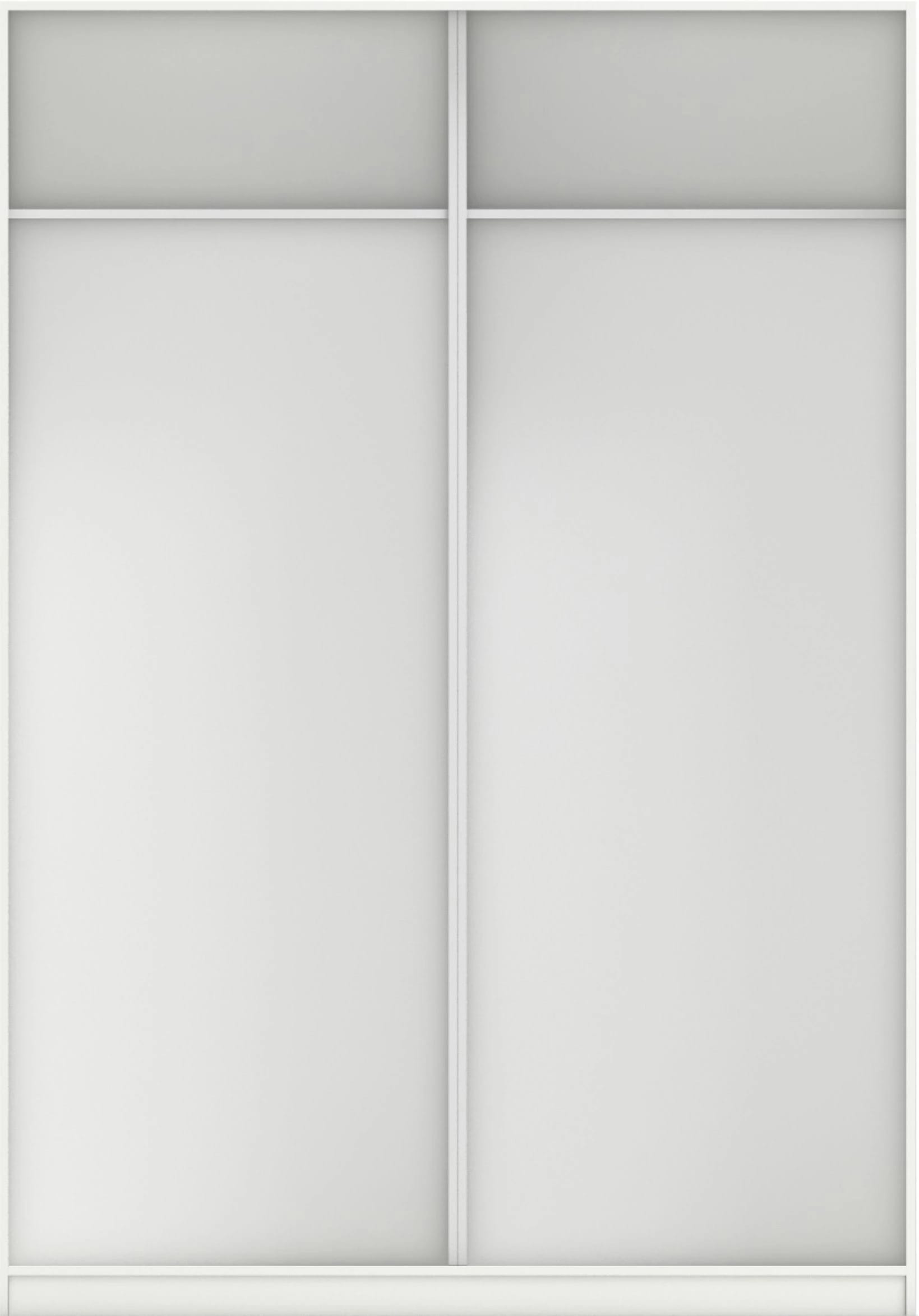 КОРПУС ШКАФА 1600*450*2300 ММ С АНТРЕСОЛЬНЫМИ ПОЛКАМИ (Корпус: БЕЛЫЙ шагрень, Наполнение: БЕЛЫЙ шагрень) - фото 3