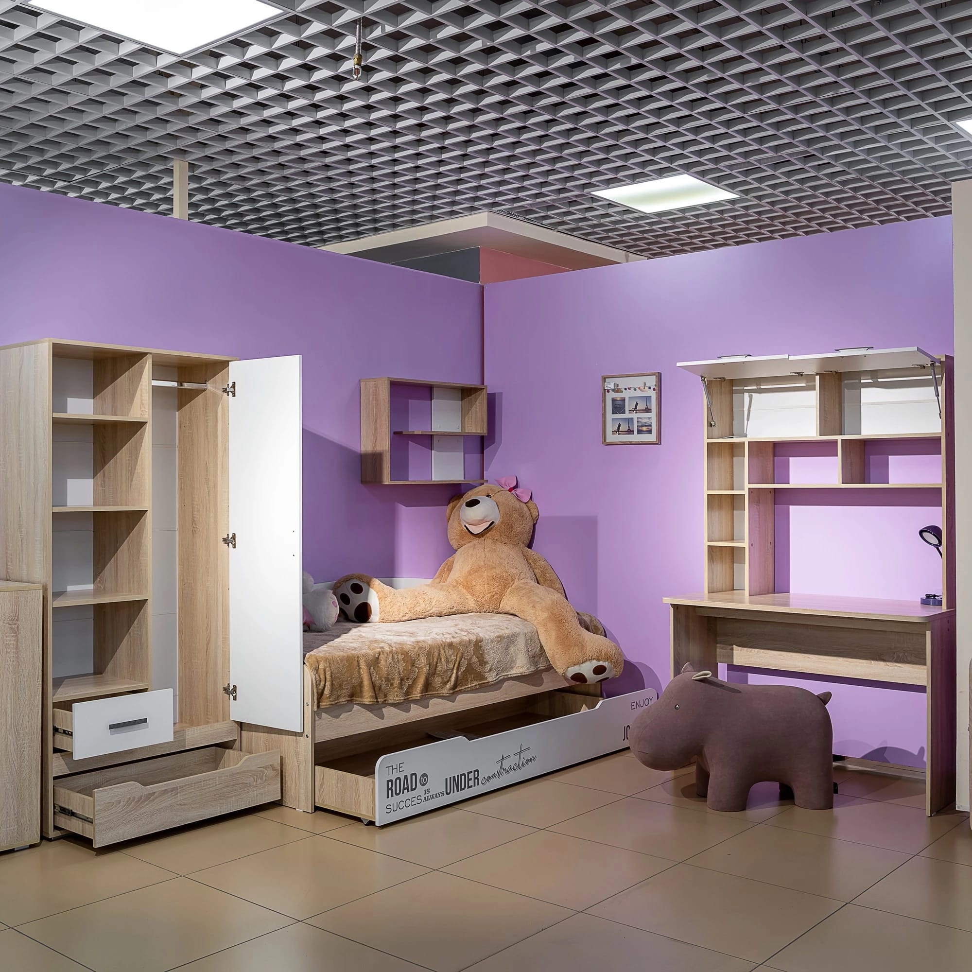 ДЖУНИОР (дуб сонома св./белый.фотоп.) - фото 4