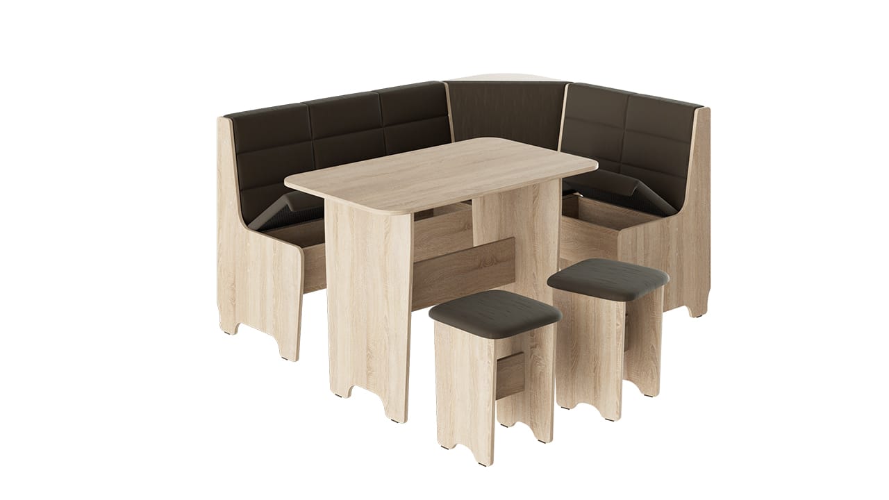 ТЕХАС (каркас дуб сонома/кашемир коричневый (тип 2)) - фото 2