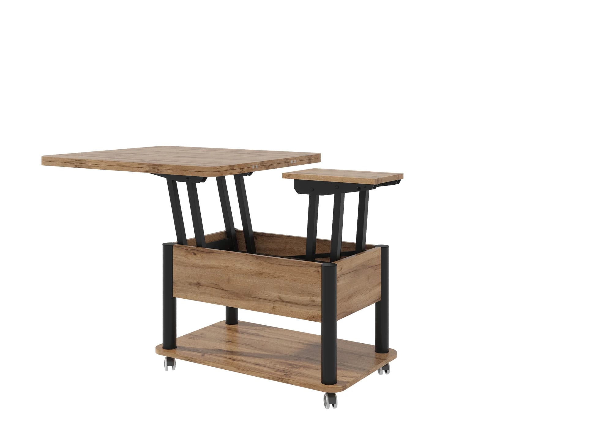 ДЕБЮТ 3 (дуб вотан/ножки черные) - фото 3