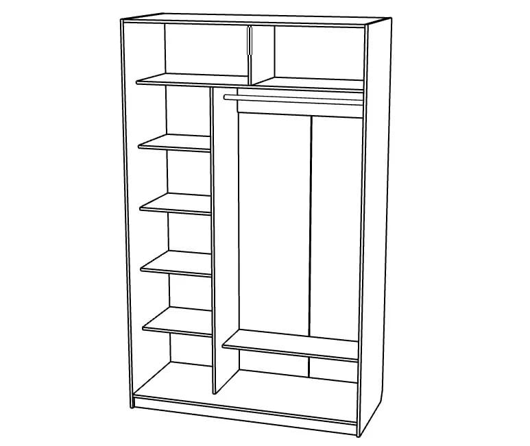 СТИВ (черный/дуб вотан./профиль черный матовый) - фото 2