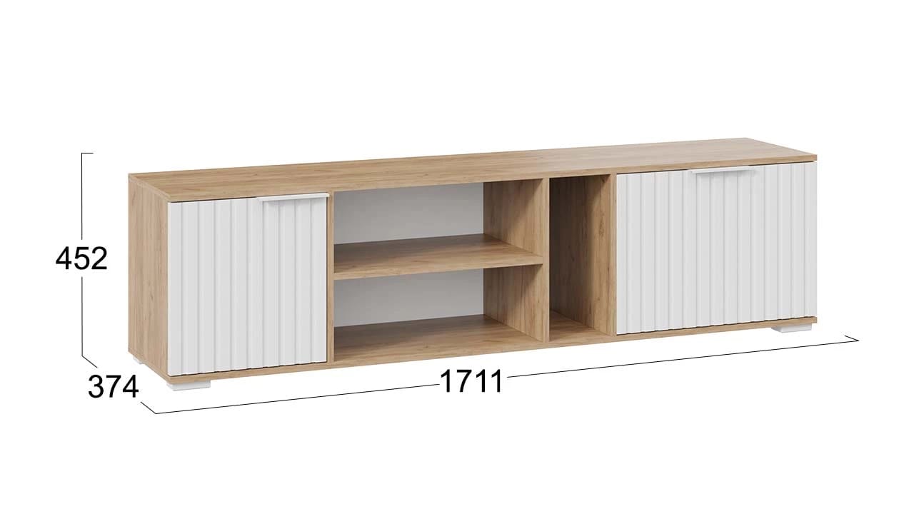 ХИЛТОН (Дуб крафт золотой/Белый матовый) - фото 5