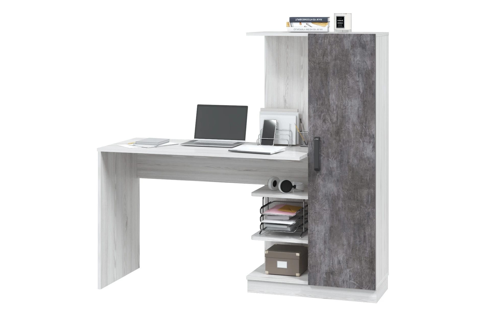 ОЛИВЕР (ясень анкор белый/камень темный) - фото 4