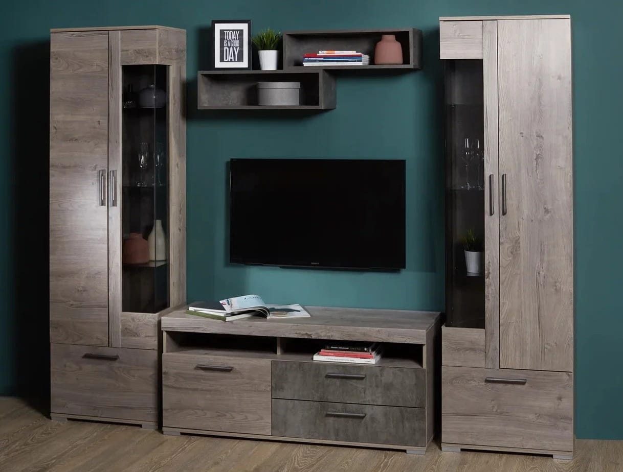 ДЕНВЕР (риббек серый/камень темный) - фото 3