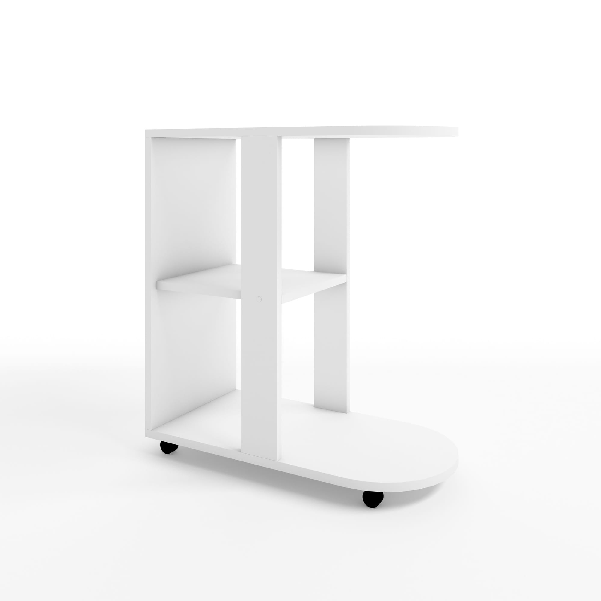 ЖУРНАЛЬНЫЙ СТОЛИК №2 (600*300*600) (белый шагрень) - фото 1