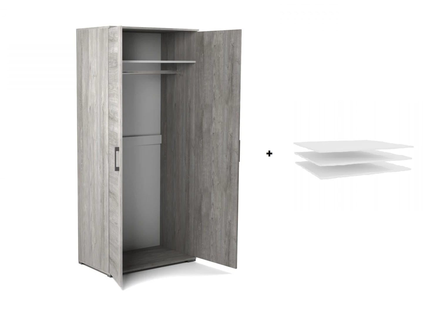 ДЕНВЕР (риббек серый/камень темный) - фото 2