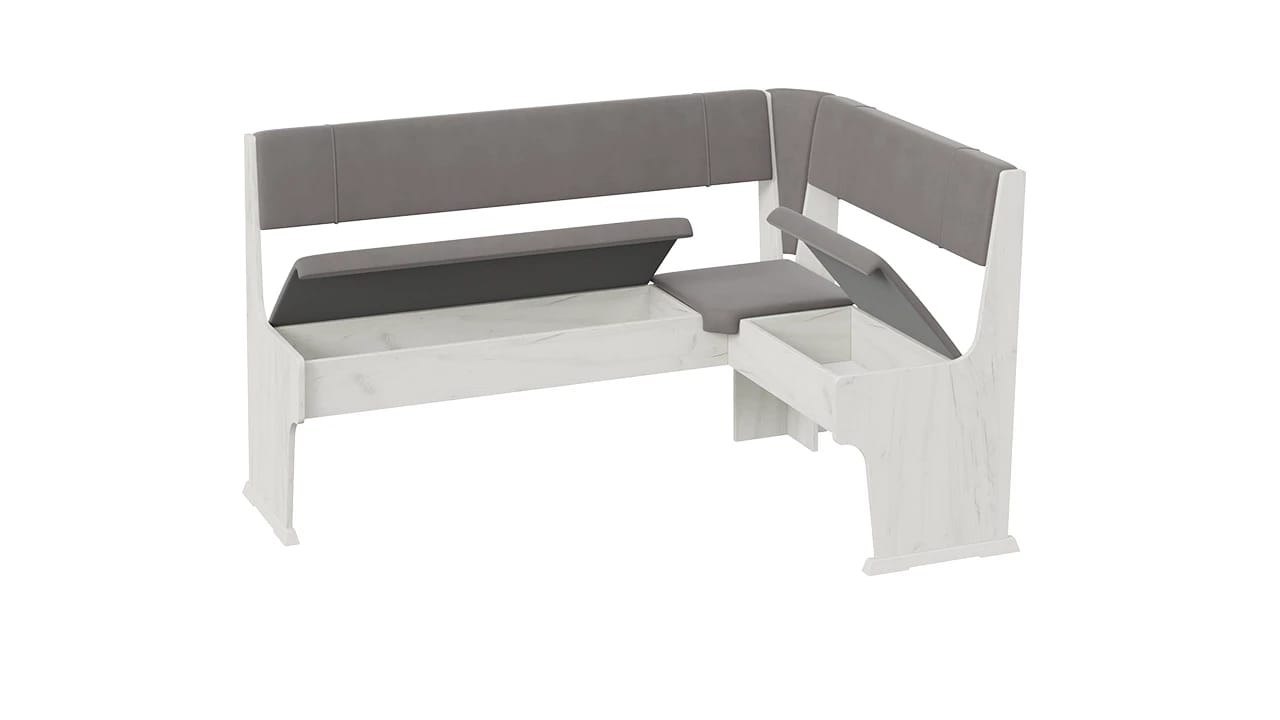 РИО (дуб крафт белый/микровелюр duna steel) - фото 4