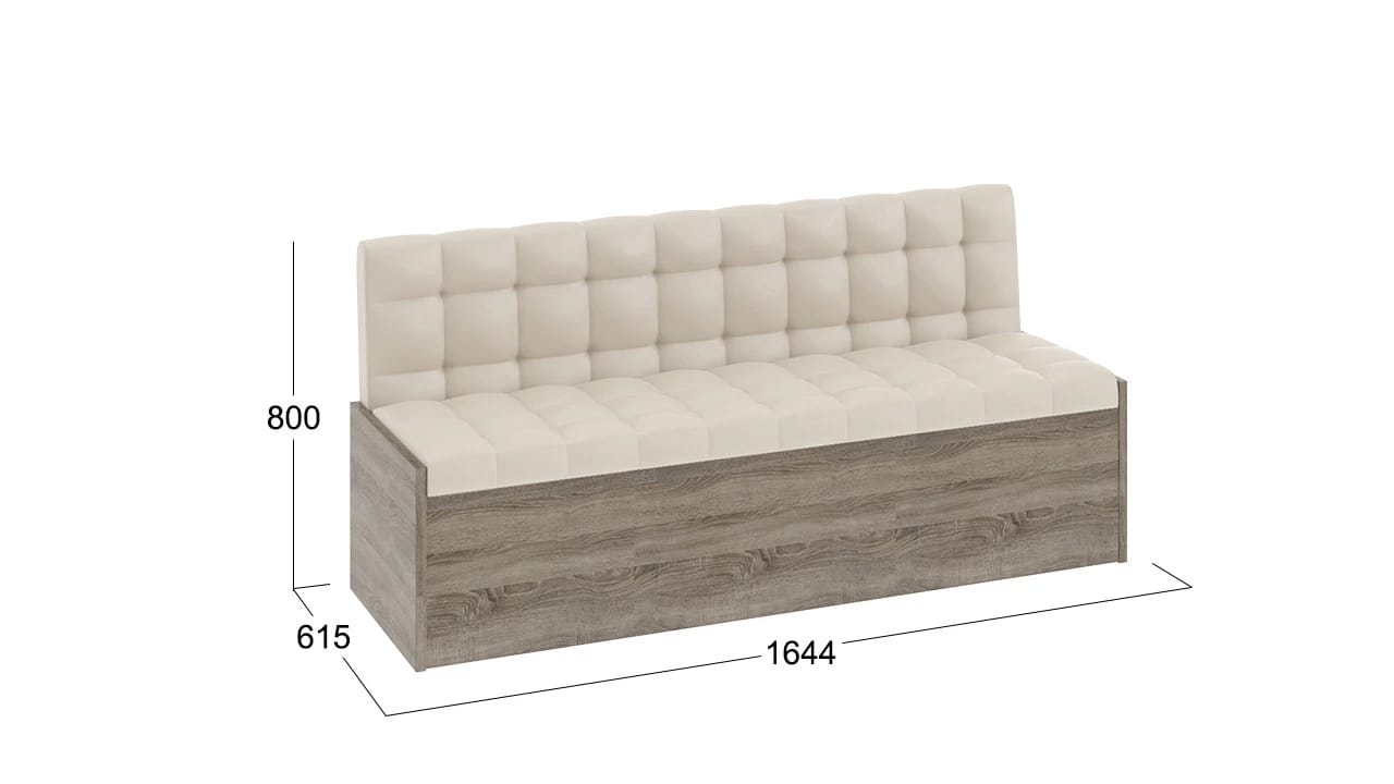 ФОРЕСТ (дуб сонома трюфель/кожзам бежевый) - фото 3