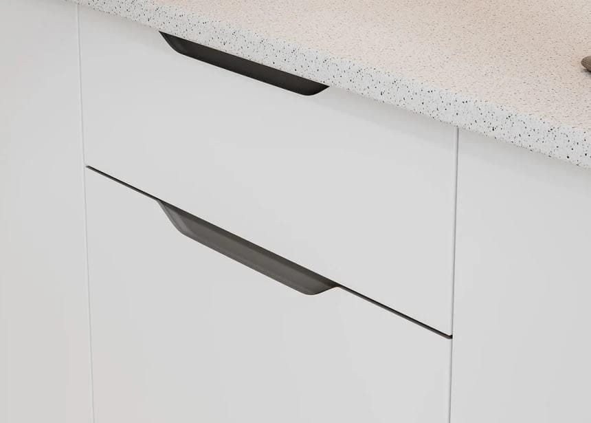 КАЙЛИ (белый/белый/столешница 26 мм ( 0.6м+0.6м), антарес) - фото 7