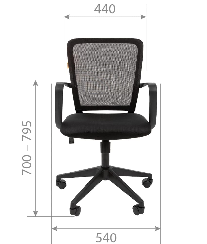 CHAIRMAN 698 (TW-01 черный (пластик черный)) - фото 5