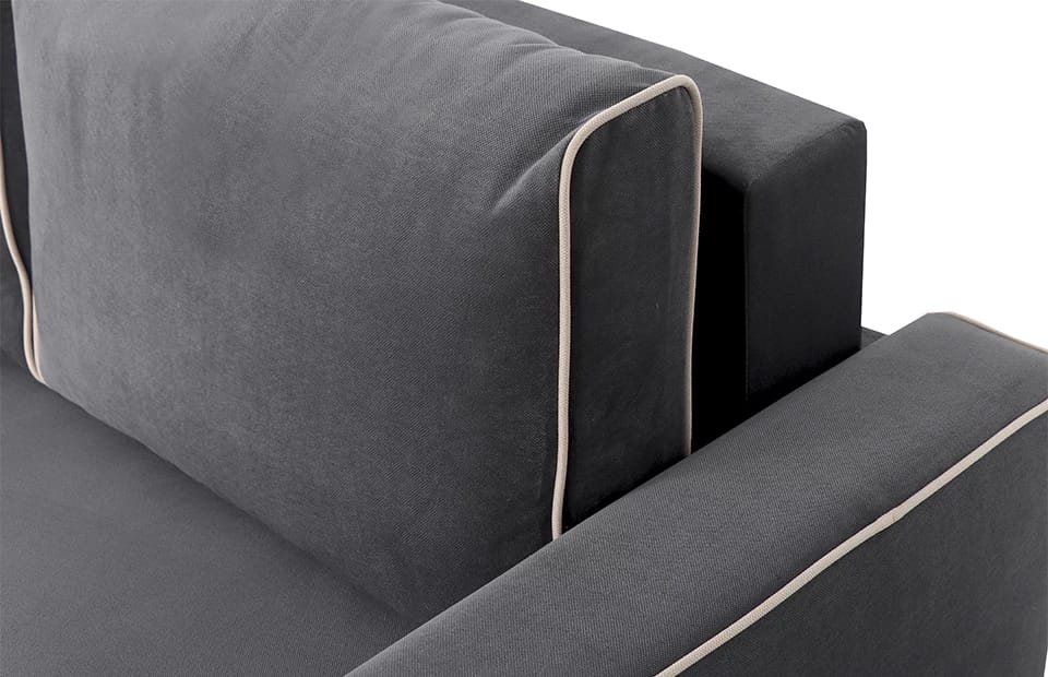 НЕКСТ (Вариант 3/Альба темно-серый/Альба бежевый) - фото 6