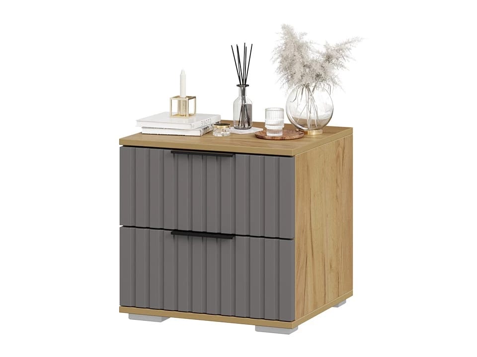 ХИЛТОН (дуб крафт золотой/графит матовый) - фото 1