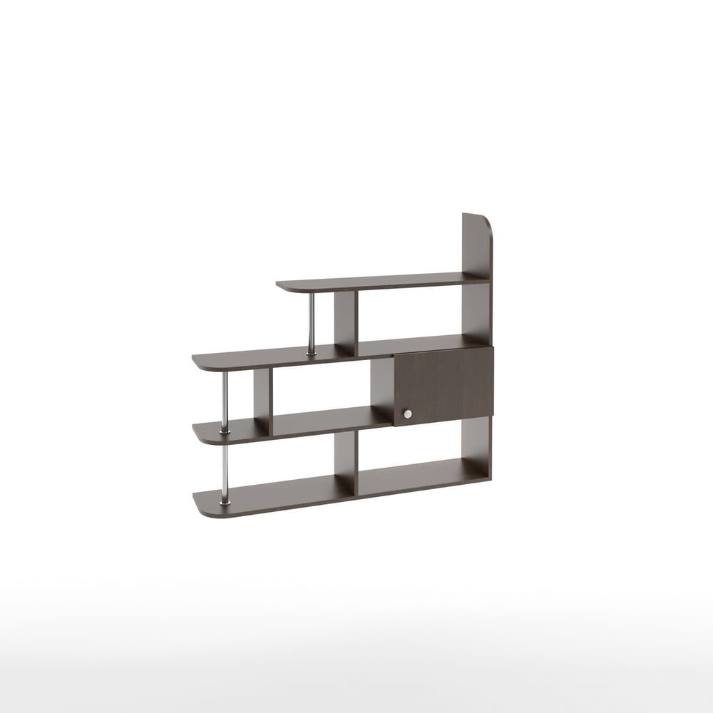 ПОЛКА №1 (1200*270*1100 ММ) (венге темный) - фото 1