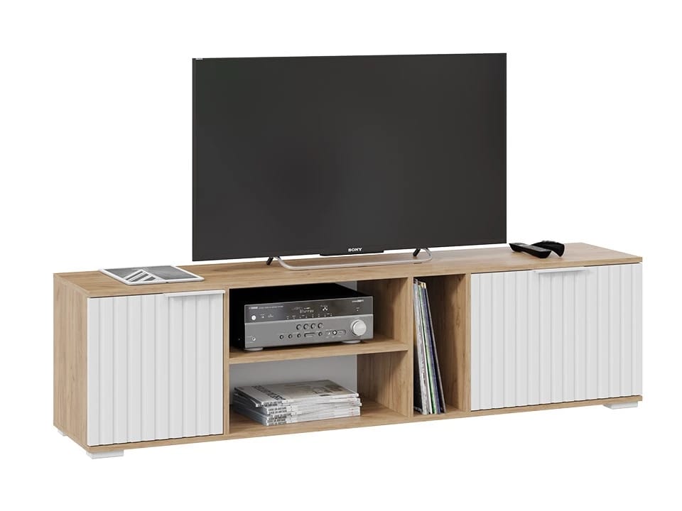 ХИЛТОН (Дуб крафт золотой/Белый матовый) - фото 3