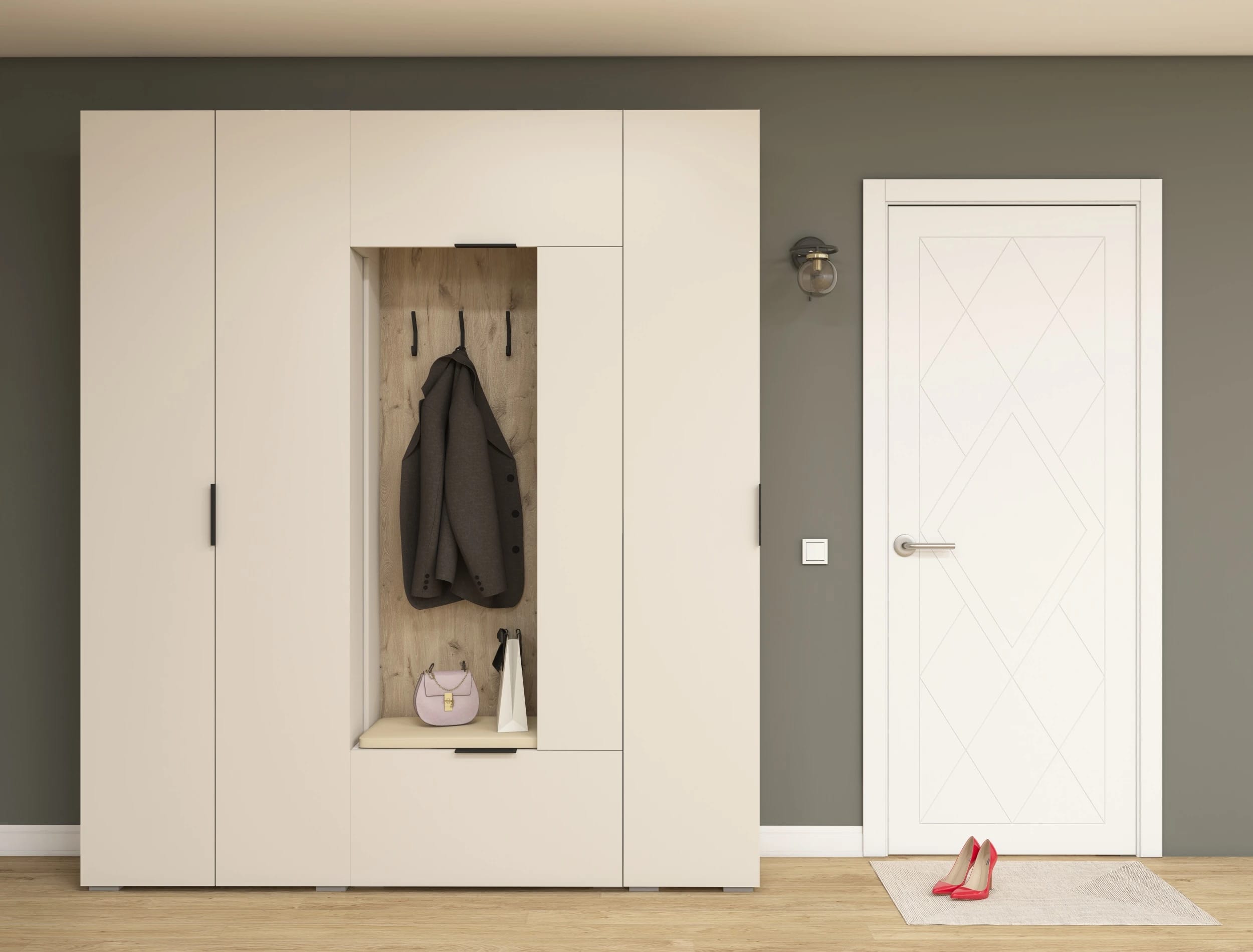 OSLO (тэффи (легкий шелк)/ ручка СА-1, цвет - черный) - фото 4