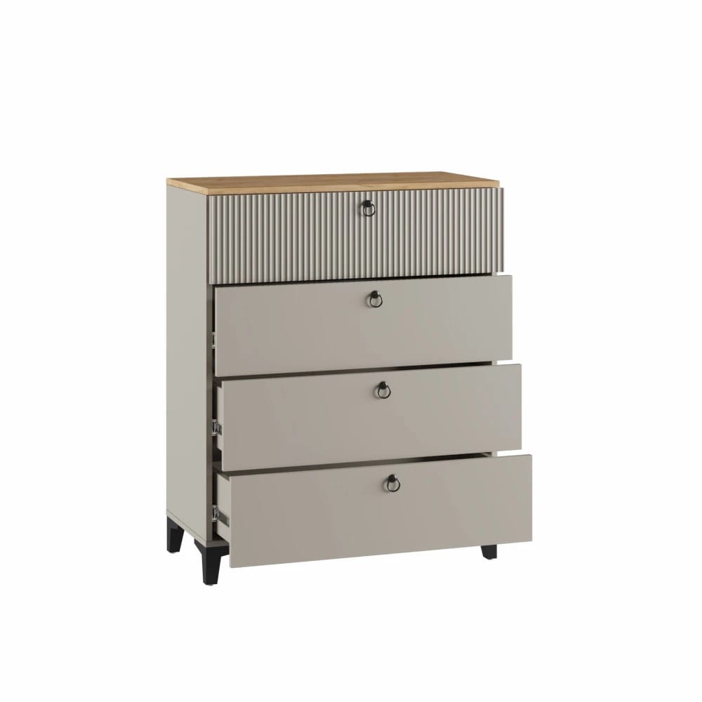 НИКА (бежевый мат-05/ кашемир + дуб делано с ручками) - фото 2